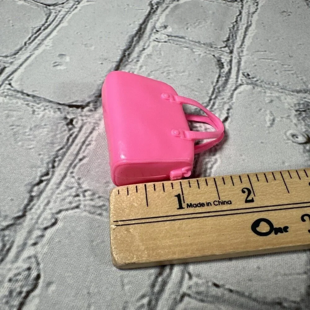 Barbie Pink Large Tote Suitcase Purse Accessory Unbranded 2”